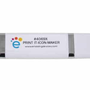 Print It icon maker white product.